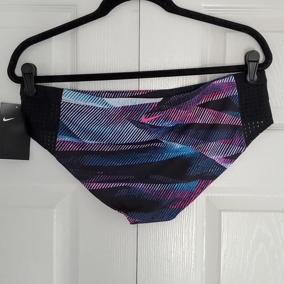 Nike Hipster Line Up Print Laser Cut Bikini Bottom - Picture 5 of 11